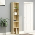 thumbnail image 2 of vidaXL Book Cabinet Black 15.7"x11.8"x74.4" Engineered Wood, 2 of 18
