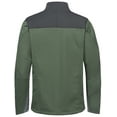 thumbnail image 2 of Little Donkey Andy Men's Softshell Grid Fleece Lined Hiking Jacket Water Repellent Lightweight Travel Running Dark Green XXL, 2 of 6