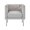 Grey Linen, variant on Cui Liu LaVine Tufted Club Chair with Metal Legs, Modern arm Chair for Living Room