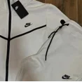 thumbnail image 4 of Nike Tech Fleece Tracksuit White Men's Hoodie & Pants/Joggers Set, 4 of 11