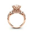 thumbnail image 3 of Vintage Victorian Morganite Rose Gold Engagement Ring, 3 of 4