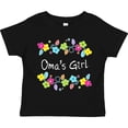 thumbnail image 3 of Inktastic Omas Girl- Bright Flowers Girls Toddler T-Shirt, 3 of 5