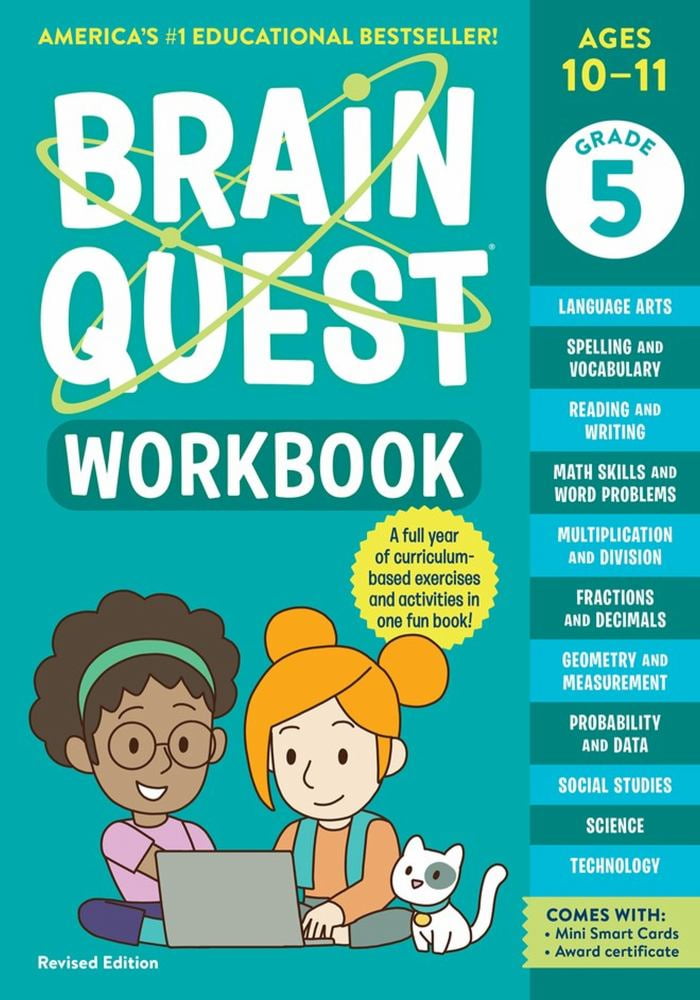 BRAIN QUEST WORKBOOK 4冊　2,3,4,5 Brain Quest Workbook: 4th Grade Revised Edition – G. Willikers