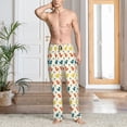thumbnail image 2 of Naloa Colorful Squirrel Pajama Pants Men, PJ Bottoms, Sleep & Lounge Pants-Large, 2 of 6