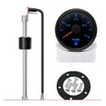 thumbnail image 1 of 52mm Fuel Meter Auto Marine Boat Car Fuel Tank Level Gauge 0-190 Fuel Float Sensor + Fuel Level Gauge 7 Color Light ,High Sensitivity & Precision, 1 of 6