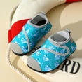 thumbnail image 4 of WRTFVZA Kids Water Shoes Girls Boys Quick Dry Socks Barefoot Non Beach Swim Surf Shoes 15months #Light Blue, 4 of 4