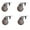 4Pcs-Movable A, variant on 4Pcs Universal Swivel Casters Heavy Duty Furniture Wheel Castor Silent Trolley Wheels For Table Chair Sofa With Safety Brake ,Wear-Resistant