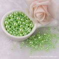 thumbnail image 1 of Maoww Perle Circulaire 3-8mm imitation Perle double Trou Plastique, 1 of 1