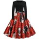 thumbnail image 1 of Vestido de Halloween de moda 2020 para mujer, vestido midi de manga larga con estampado de calabaza, vestido de fiesta vintage, vestido de fiesta, 1 of 5