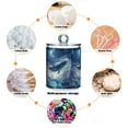 thumbnail image 6 of Yayeee 2 Pack Qtip Holder Bathroom Cotton Swab Canister with Lid Clear Dispenser Set, Night Floating Whale, 6 of 6