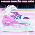 thumbnail image 4 of JZY Comfort Fit Kids Ice Skates with Smooth Gliding Blades,Adjustable for Boys & Girls (Ages 3-12),Perfect for Beginner Skaters Indoors & Outdoors, 4 of 7