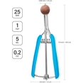 thumbnail image 3 of Small Cookie Scoop Set - Include TSP Cookie Dough Scoops Ice Cream Scoopers Stainless Steel Cookies Scoops for Baking Good Soft Grips Quick Trigger Release, 3 of 8