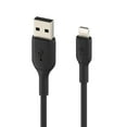 thumbnail image 2 of Belkin BoostCharge Lightning Cable - 6.6ft/2M - MFi Certified Apple iPhone Charger USB to Lightning Cable - iPhone Cable - iPhone Charger Cord - Apple Charger - USB Phone Charger - Black, 2 of 5