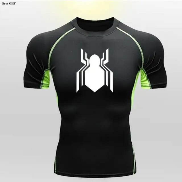 LNGOOR T-shirt de Sport à Manches Longues pour Enfants, Compression, Séchage Rapide, Course, Gym, Entraînement Physique, Rashgard, Collants