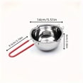 thumbnail image 1 of HLONK Stainless Steel Double Boiler Pot - Culinary Companion for Chocolate  Butter  Candy Making - PVC-Free Kitchen & Restaurant Essential, 1 of 6