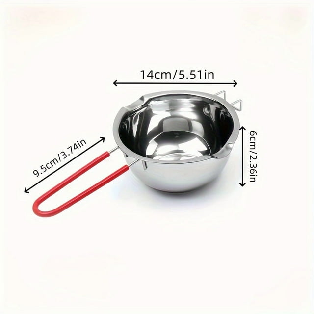 HLONK Stainless Steel Double Boiler Pot - Culinary Companion for Chocolate Butter Candy Making - PVC-Free Kitchen & Restaurant Essential