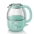 thumbnail image 2 of Elite Gourmet 1.2L Adjustable Temperature Electric Glass Kettle (Mint), 2 of 8
