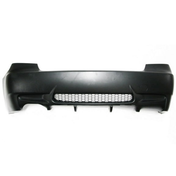 Ikon Motorsports Compatible with 07-13 BMW E92 E93 M3 Style Rear Bumper Cover Single Exhaust