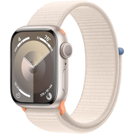 Watch Series 9 45mm Starlight Aluminum Case with Starlight Sport Loop MR983LL/A