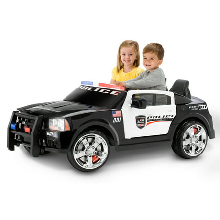 Kid Trax Dodge Pursuit Police Car 12-Volt Battery-Powered