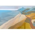 thumbnail image 2 of Oswald, Pete 24x17 White Modern Wood Framed Museum Art Print Titled - Point Mugu, 2 of 4