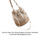 thumbnail image 3 of Qarigey Artículos con práctico monedero de paja para noches de cine, bolsos para mujer, bolso de mano pequeño, bolso de hombro para mujer, Bolsas de mensajero y de hombro Hojas 1, 3 of 6
