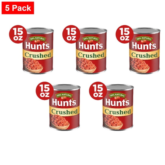 Hunts Crushed Tomatoes 15 oz - 5 Pack