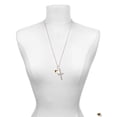 thumbnail image 3 of Delight Jewelry Resin Flying Angel Be Strong and Courageous Engraved Cross Zoey Necklace, 28", 3 of 4