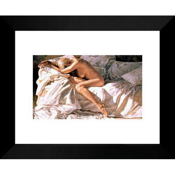 Blending Into Shadows & Sheets 20x24 Framed Art Print by Hanks, Steve