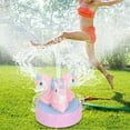 thumbnail image 4 of Juguete de agua en aerosol ANGGREK Juguete de piscina de plástico giratorio portátil para patio de juegos para perros, 4 of 8