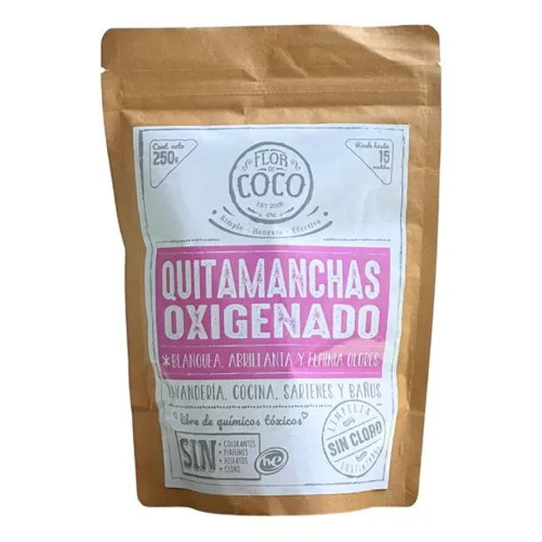 Quitamanchas Oxigenado Multiusos 250 g Flor De Coco Natural