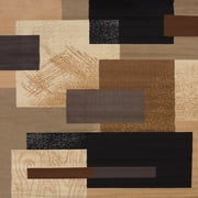 United Weavers Brunswick Tallulah Contemporary Geometric Accent Rug, Brown, 1'10 x 3'
