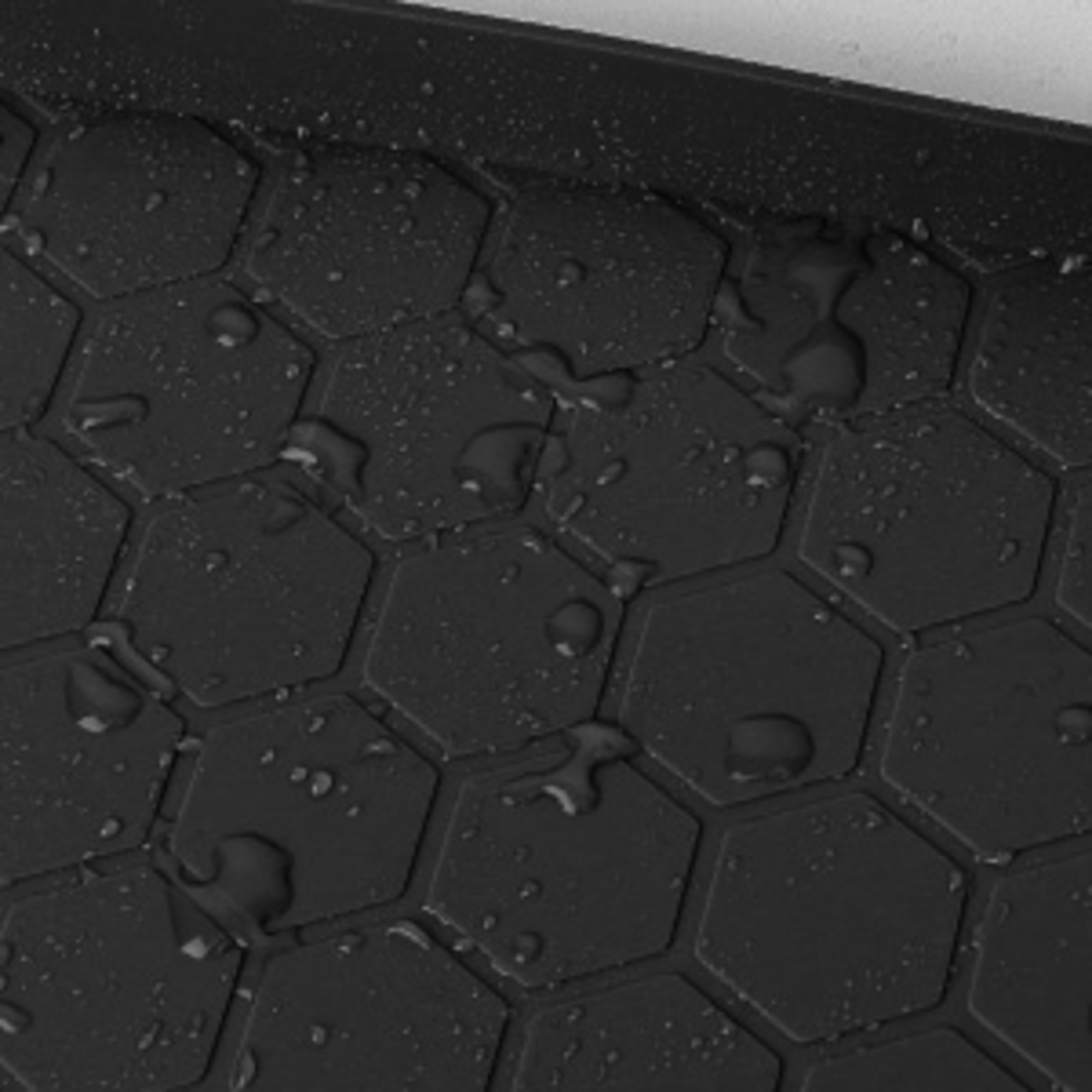 Waterproof Silicone Under Sink Mat with Lip for Kitchen and Bathroom, Under Kitchen Sink Mats and Protectors for 34" x 22" Cabinets, Under Sink Tray Organizer, Shelf Liners Cabinet Liner, Black