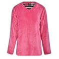 thumbnail image 2 of Donna L'oren Women's Fleece Pajamas Set Giftable Coral or Micro Fleece Winter Warm Plus, 2 of 3