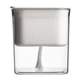 thumbnail image 1 of Self-Watering Transparent Planter Squares, Automatic Water Absorption Flowerpot Container for Cacti, Lightweight Home Garden Office Balcony Tabletop Accessories with Drainage Holes, 1 of 2