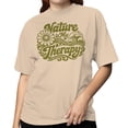 thumbnail image 2 of Nature Therapy Floral Art Women's Natural T-shirt, 2 of 3