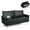 Black, variant on Coewske 60'' W Faux Leather Loveseat Sofa Couch w/ Storage Space & 2 USB Charging Ports Black