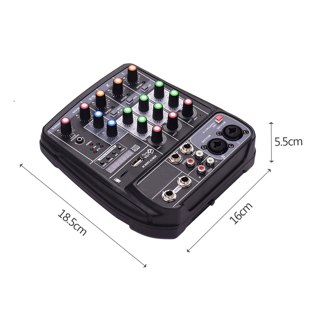 48V Phantom Power for Music Recording DJ Network Live Broadcast Karaoke ...