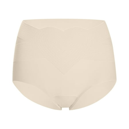 vigerkar Tummy Control Underwear for Women High Waisted Butt Lifter Panty Seamless Full Coverage Briefs 2025 Beige  XXL