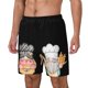 thumbnail image 1 of Balery Little Chef Gnome Bañador para hombre, shorts de playa de secado rápido con entrepierna y forro de compresión-XX-Large, 1 of 6