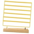 thumbnail image 4 of KLKCMS Earring Organizer Display Stand, Women Girls Gift 6 Layers Jewelry Rack, Earring Gold, 4 of 9