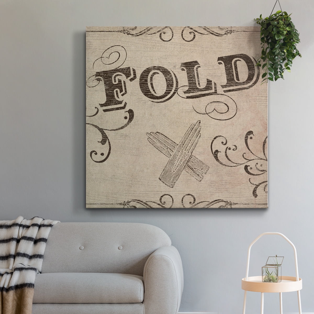 Wexford Home Custom Adagio VII-Premium Gallery Wrapped Canvas, 40" x 40" - Ready to Hang