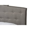 thumbnail image 4 of Baxton Studio Vivienne Modern and Contemporary Light Grey Fabric Upholstered King Size Bed, 4 of 7