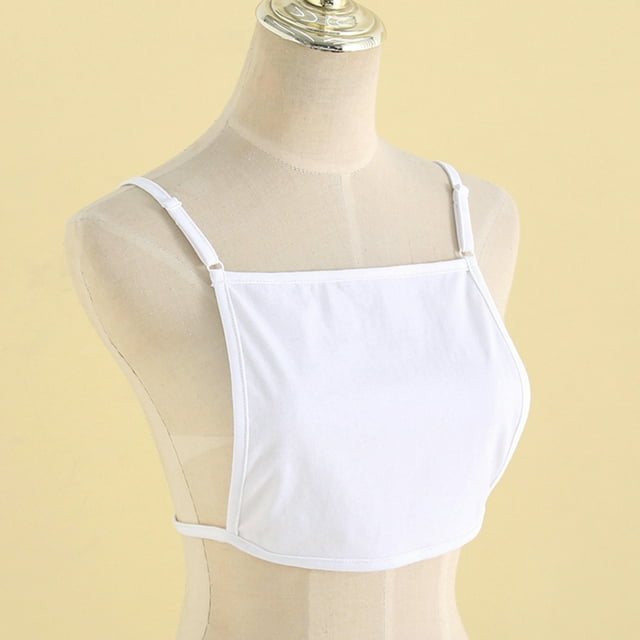 YAOBAMM Housse de Décolleté pour Femmes, Soutien-Gorge Camisole Invisible Dos Nu, Superposition de Poitrine, Gilet Modeste