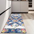 thumbnail image 4 of Pioneer Flower Floral Print Pattern Kitchen Rug Mat,Kitchen Runner Rugs Non Skid Washable,Decorative Kitchen Floor Mats for Kitchen,Sink,Laundry,17"X47", 4 of 5