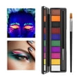 thumbnail image 1 of Paleta de Pintura Facial de 10 colores BLESIY Pintura de cara y cuerpo, 1 of 8