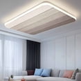 thumbnail image 2 of Brown Beige Ombre Fluorescent Light Covers, Farmhouse Vintage Wooden Striped Magnetic Light Covers for Ceiling Lights, Fluorescent Ceiling Shade Filters for Classroom Bedroom Office 4x2Ft x 4PCS, 2 of 8