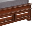thumbnail image 5 of Glory Furniture LaVita Queen Storage Bed w/Faux Leather Headboard in Oak, 5 of 5