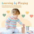 thumbnail image 4 of Juguete de clasificación de colores Montessori de madera para niños de 3 años, 4 of 7