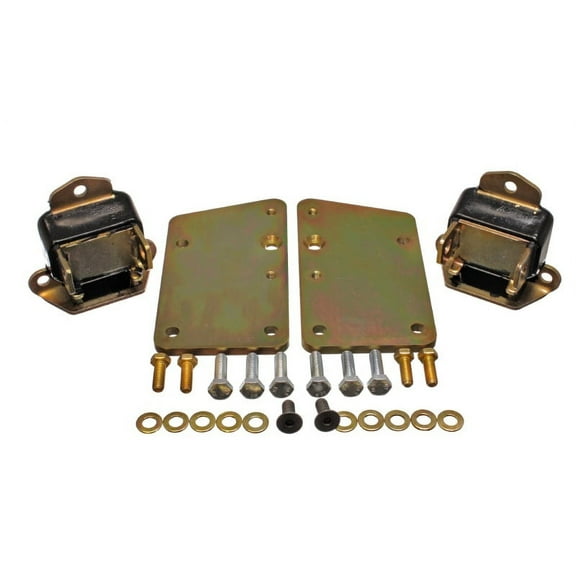 Energy Suspension Ls Conversion Mtr Mount Set - Black Fits select: 1970 CHEVROLET MALIBU, 1971 CHEVROLET CHEVELLE